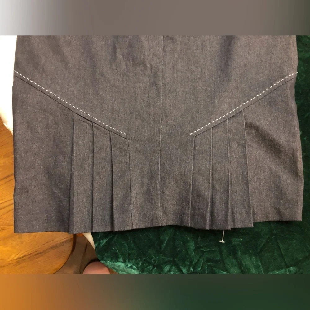 Star City Black Trouser Denim Skirt Size 5